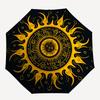 1pc Sun Mandala Automatic Open/Close Umbrella - Portable Collapsible Umbrella with 8-Rib Stability, Fashion Lovers Yy251017173