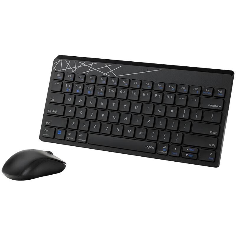 Rapoo 8000GT Wireless Bluetooth Keyboard Mouse Combo