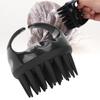 Handheld Hair Shampoo Brush Portable Head Cleaning Washing Scalp Massage CombBlack