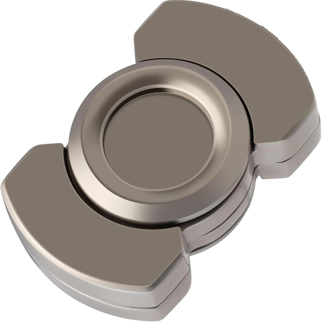 Zabawki Fidget 3 w 1, Metalowy Fidget Slider/Fidget Spinner/Fidget Haptic Slide Clicker, Wymyślny Fidget Spinner Zabawki Biurkowe do Łagodzenia Lęku i Stresu