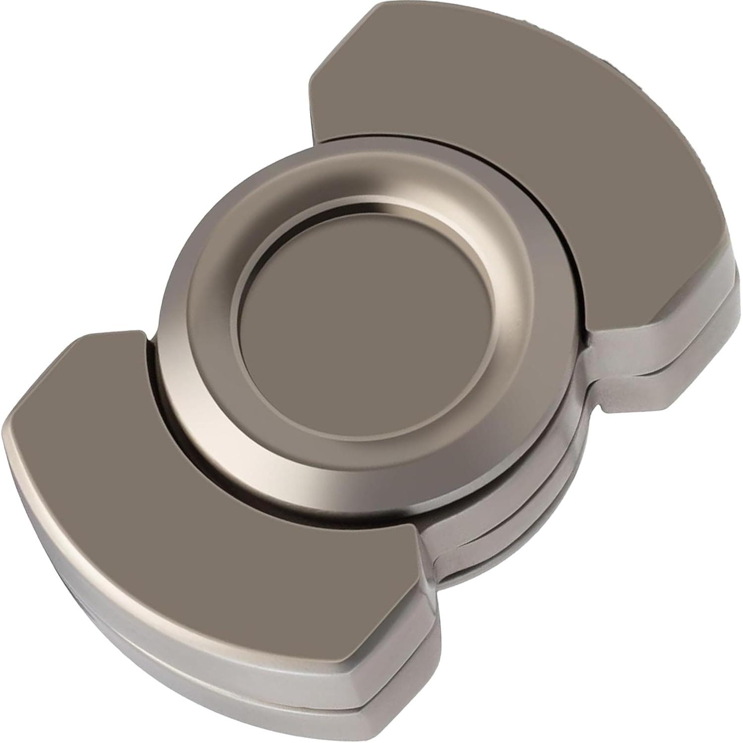 

3 в 1 Fidget Toys, металлический Fidget Slider/Fidget Spinner/Fidget Haptic Slide Clicker, необычные Fidget Spinner настольные игрушки для снятия беспокойства и стресса 3.9*2.4*1.3cm чёрный