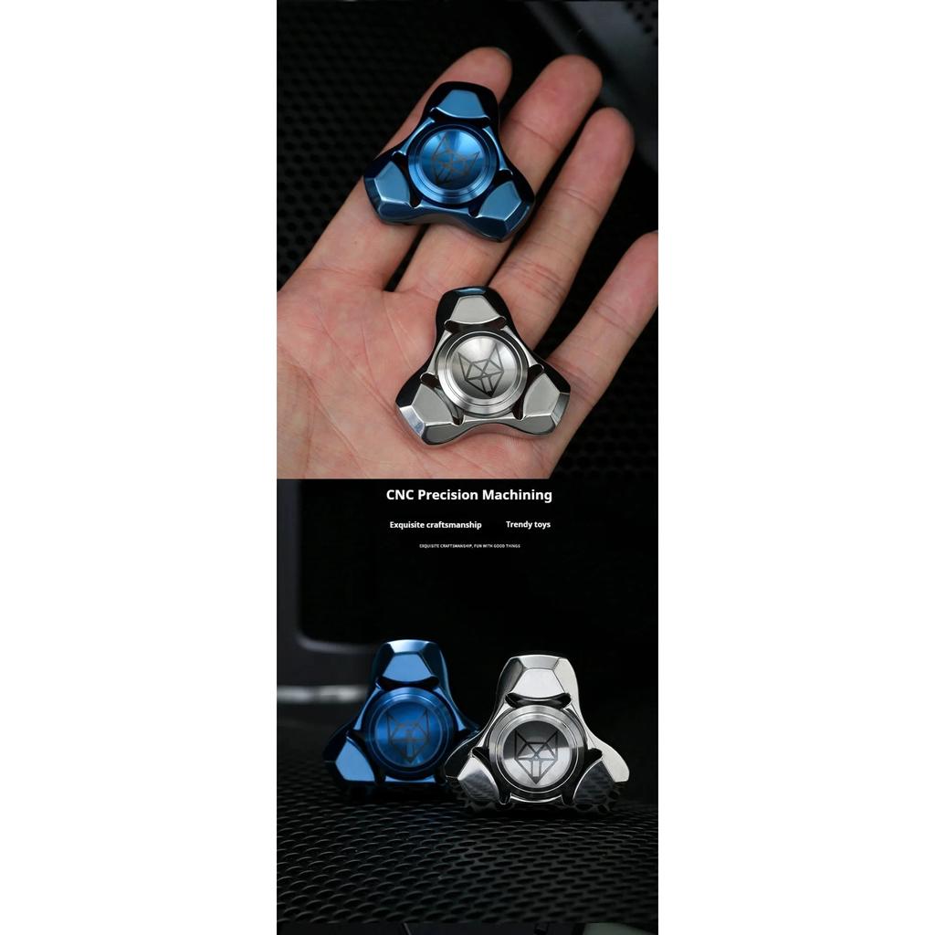 EDC Stainless Steel Metal Mini Fidget Spinner Relieve Stress Relief Toy Best Hand Spinning Top Tip Antistresse Decompression