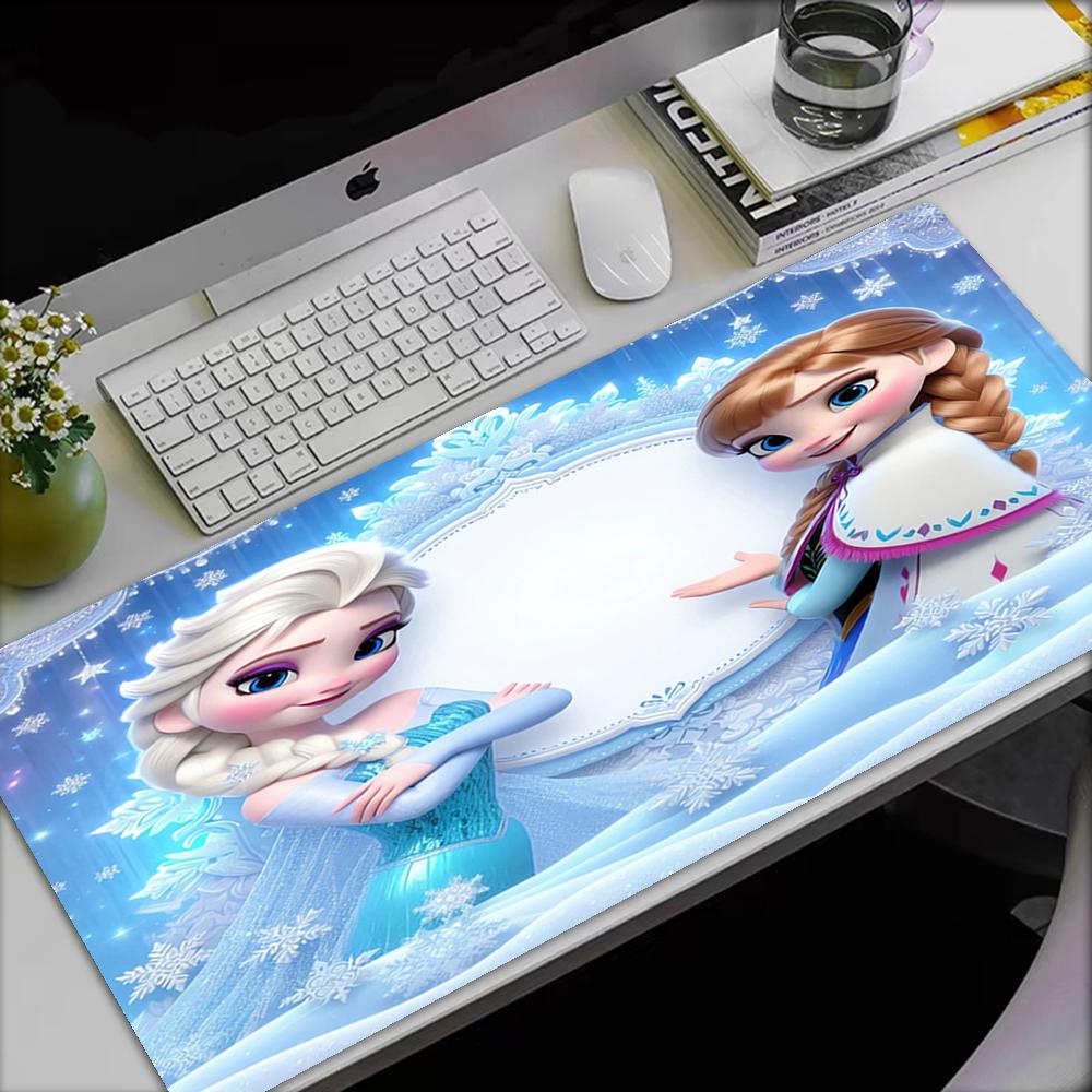 Elsa Theme Mouse Pad, Non Slip Rubber Base, Multifunctional Office & Home Decor, Perfect for Workspace Personalization.