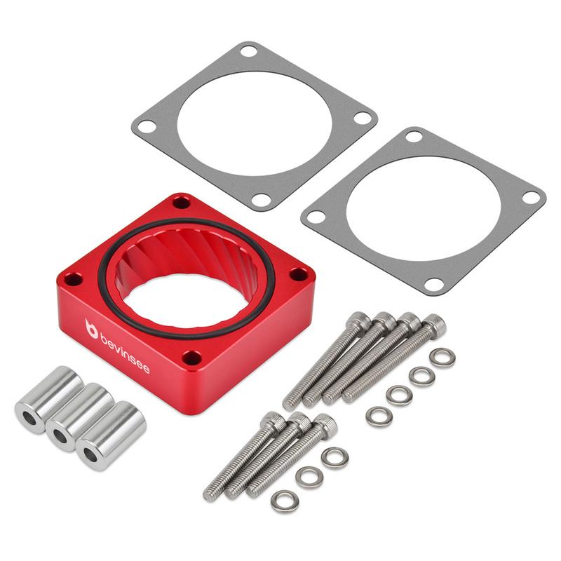Throttle Body Spacer for Jeep Wrangler/Grand Cherokee/TJ/Cherokee/Comanche, for Models w/ 4.0L 6 Cylinder/2.5L 4 Cylinder Engine