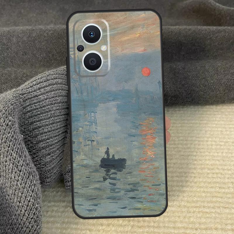 Claude Monet Art Painting Phone Case For OPPO Reno 12F 12 13 F 11 8T 7 8 10 Pro OPPO Find X5 Lite X3 X6 X8 Pro Cover