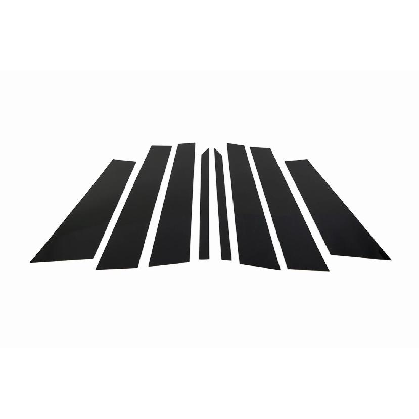 

Центральная стойка окна автомобиля, наклейка, накладка для Jeep Renegade 2016 2017 2018 2022 2023, внешние аксессуары Black 8PCS