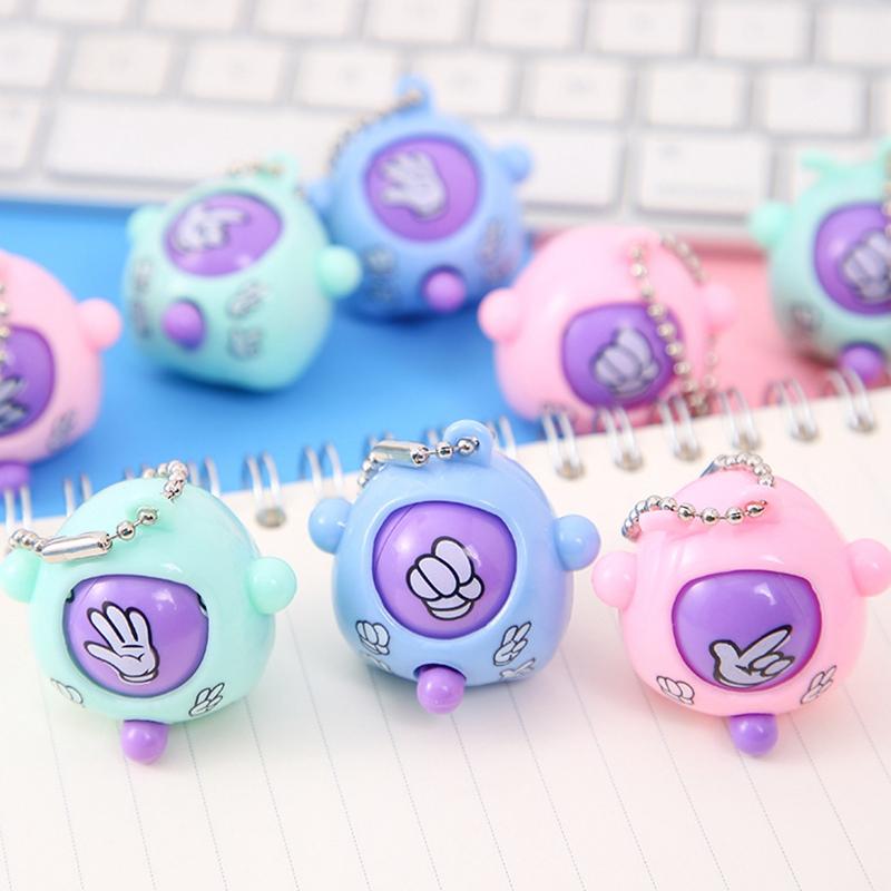 10/20 Pièces Œufs Devine Drôles Mini Porte-clés Cadeau pour Invités Faveurs de Fête d'Anniversaire pour Enfants Jeu Pierre Papier Ciseaux Garniture de Piñata