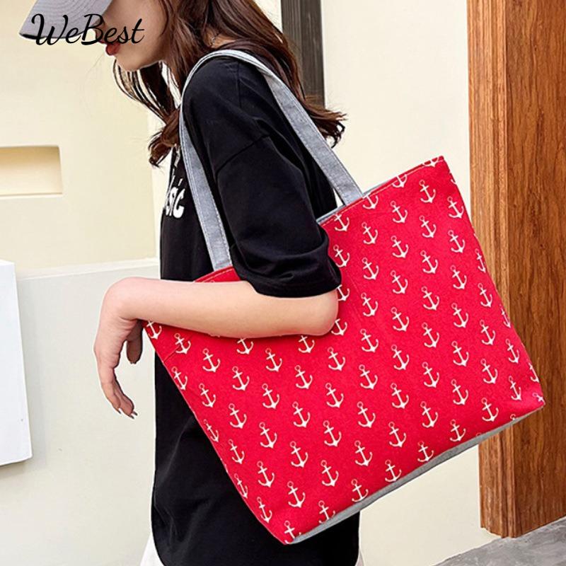 

A Simple Handbag for Women Going Out with A Large Capacity, A Korean-style Shopping Bag for Women бежевий