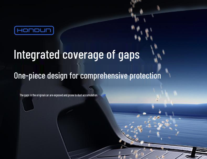 Zeekr 7X Trunk Mat TPE25: Integrated Tail Box Mat for Car Interior Modification.