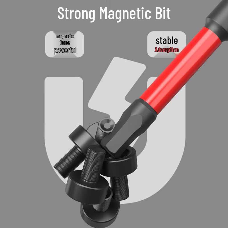 High-Strength S2 Magnetic Hex Socket Pneumatic Screwdriver Bit