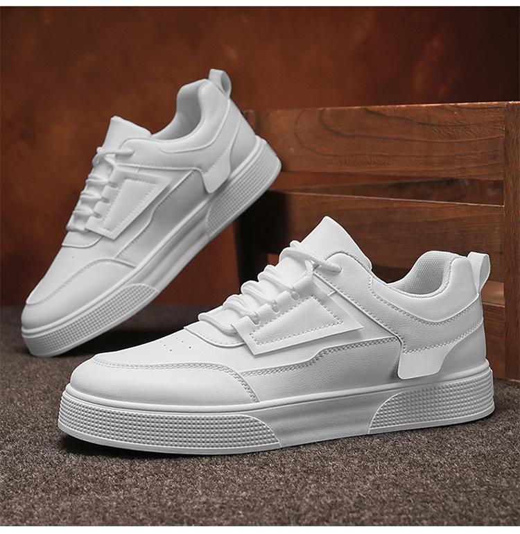 Herren Übergröße Frühjahr 2025 Schwarz Low-Top Geruchsresistent Arbeit & Freizeit Skate-Sneaker, Größen 47-48.