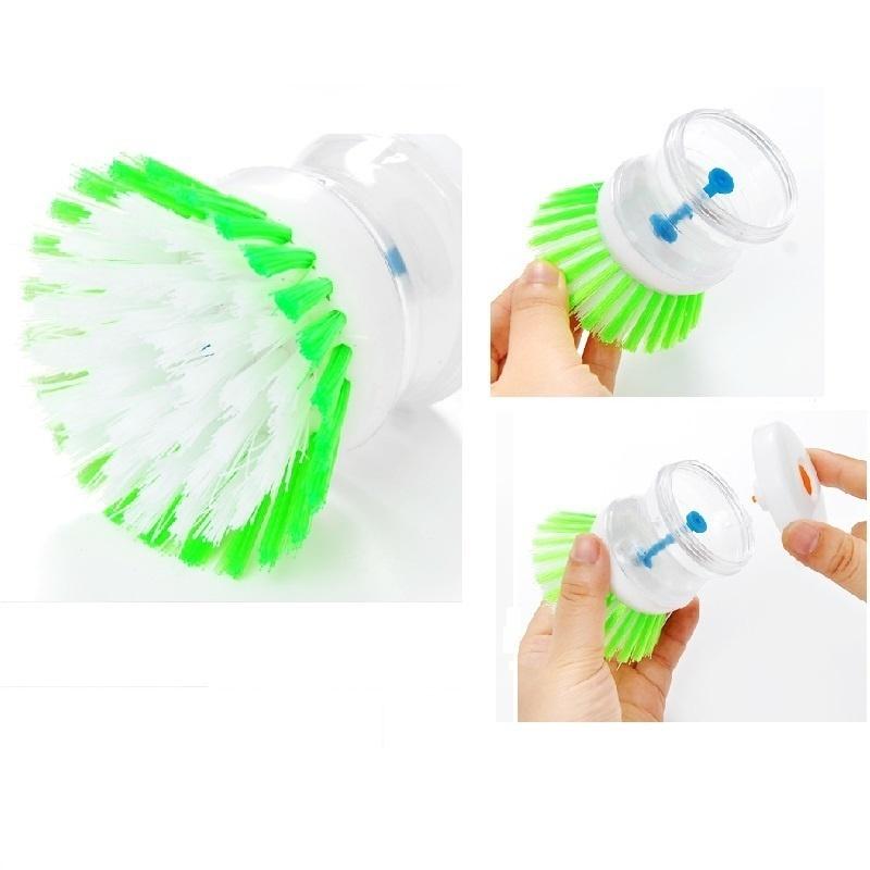 Kitchen Cleaning Brush Hydraulic Pressure Washing Brush Kitchen Pot Pan Dish Bowl Palm Wash Tool Bru