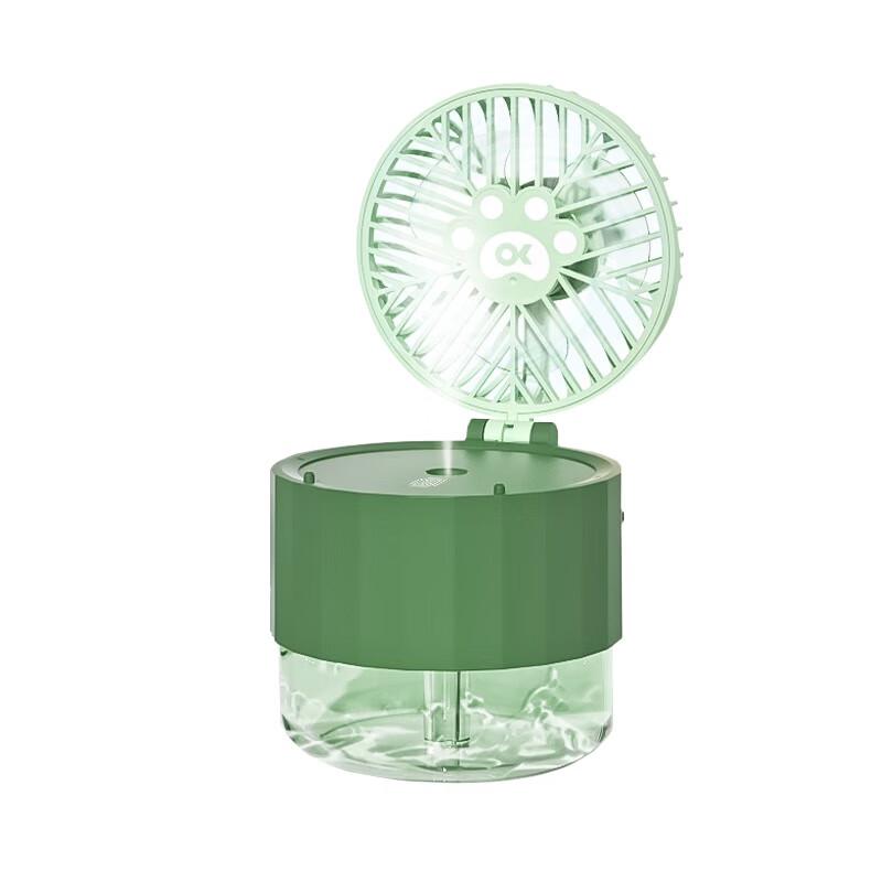 GEERSINUO Cute Cat Night Light Humidifier Fan