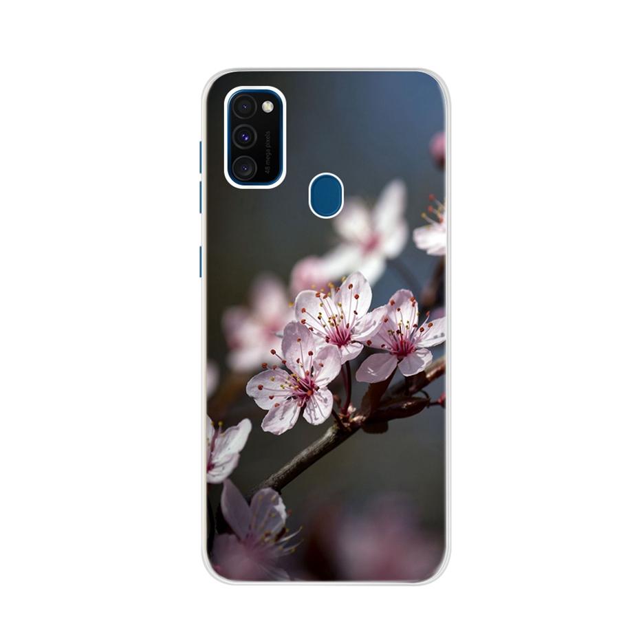 For Samsung Galaxy M21 Case Samsung M30s Soft Slim Cute Painted Phone Back Cover For Samsung M21 M 21 M215F Cases Bumper Fundas