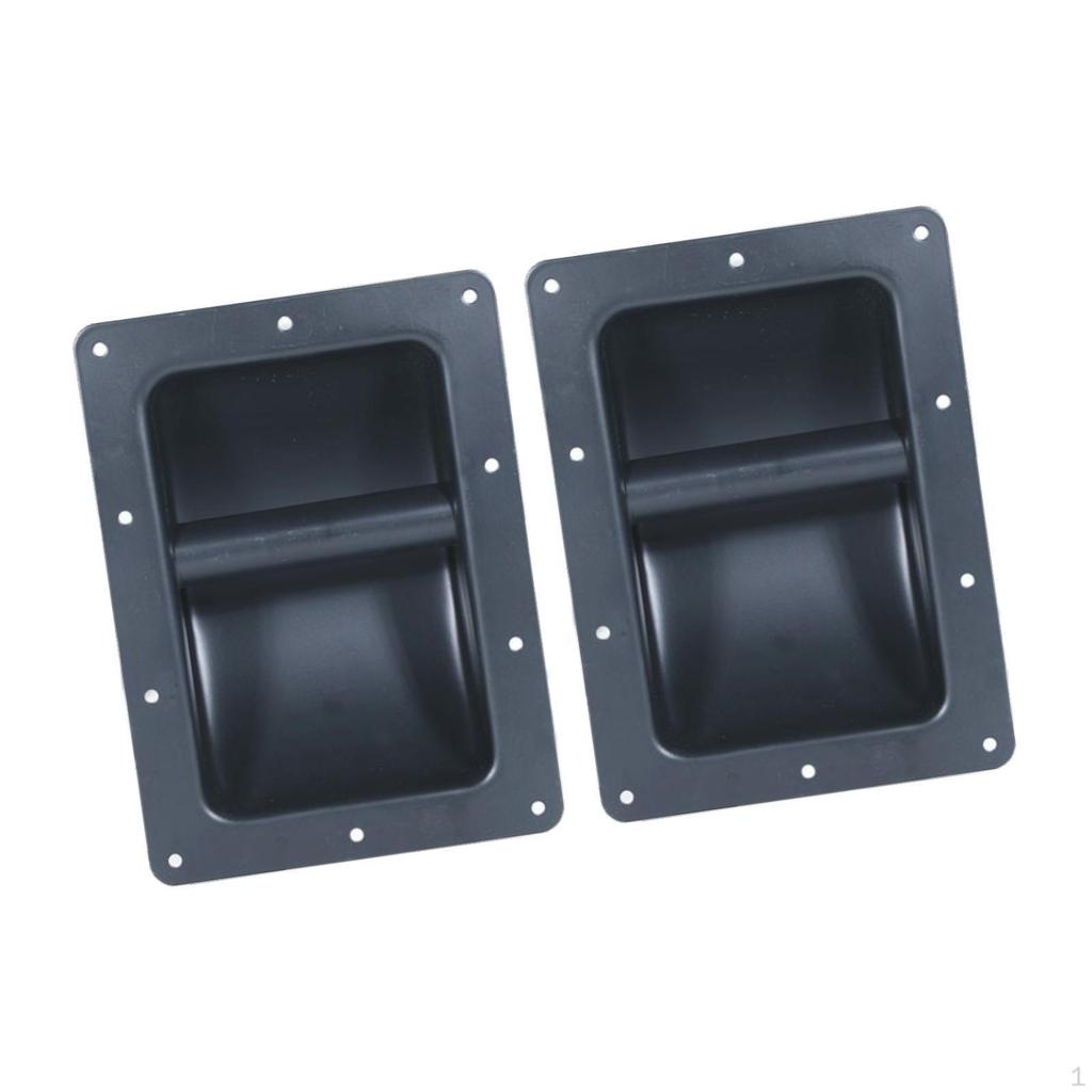 2 Pieces Speaker Cabinet Handles Heavy Duty Supplies Grasp Side Handle Lightweight Loaded