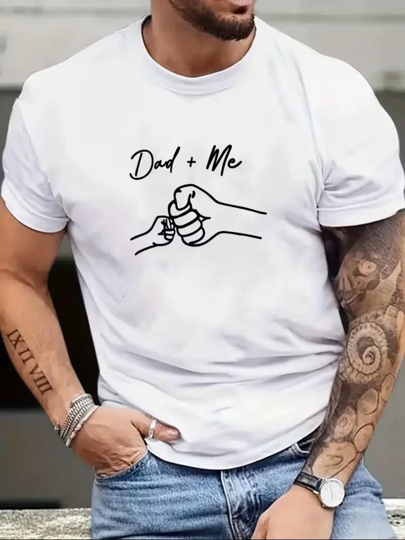 Best Dad Ever Fist Bump T-Shirt Funny Fatherhood Gift New Dad Papa Tee Men S