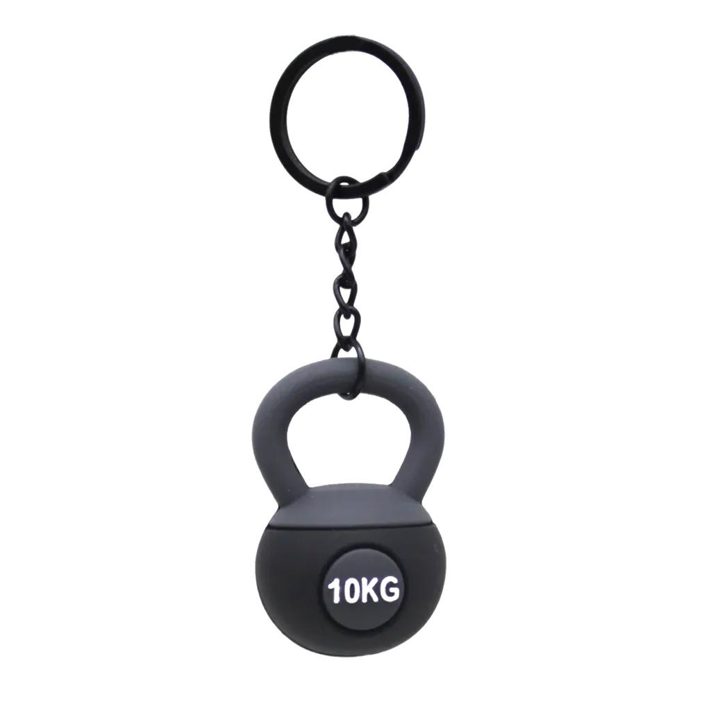 Miniature Kettlebell Keychain Decoration Eye Catching Kettlebell Key Holder Keychain Charm For Fitness Events And Prizes