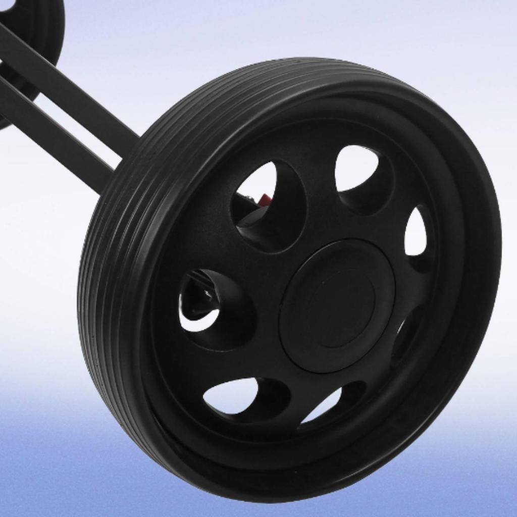 Wheeled Golf Bag Trolley Foldable Structure for Ball Pouch Lightweight