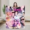 Warm Soft Blanket Decorative Josh Hutcherson Throw Blanket  Flannel Bedspread For Couch Bed Funny Sofa Bed Cover