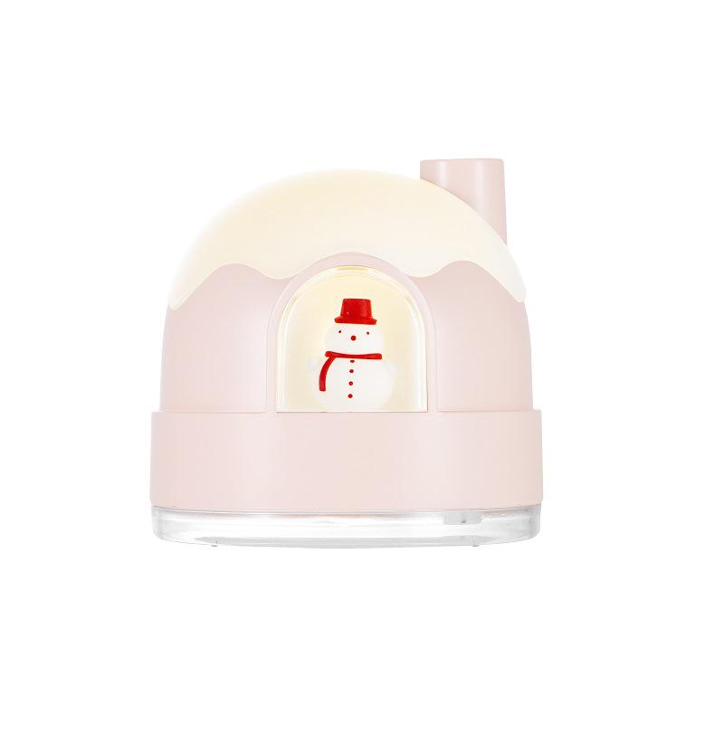 Igloo USB Mini Humidifier & Night Light - Cute Desktop Air Atomizer & Atmosphere Light