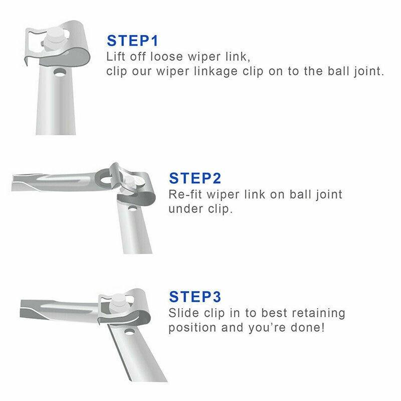 100% Brand New Linkage Repair Clips 10pcs Accessories Auto