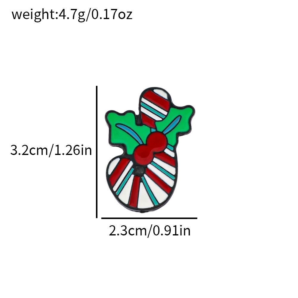 Creative Grinch Metal Badge Green Grinch Alloy Brooch Christmas Hat Badge