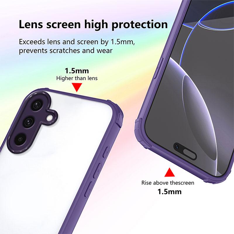 Stoßfeste Hülle für Samsung Galaxy A36 5G Harte Rückseite für Samsung A36 A56 A16 A26 TPU + PC Bumper Schutzhülle A 36 Coque