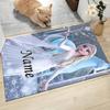 Custom Name Elsa's Magical Frost Carpet Rug Customizable Soft Washable Anti-Slip Home Living Room Sofa Mats Personalized Rug. 0909278