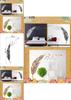 Premium Quality Removable Flying Feather Design Wall Stickers For Elegant Home Decor