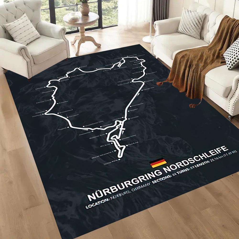 Nirburgringas sacīkšu trases laukuma paklāji ir
