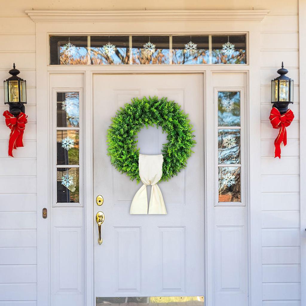 Lente Simulatie Bloemkrans Decoratie, Kunstnaalden, Feestelijke Huisdecoratie, Deurhanger