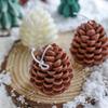 1PC Fragrance Ornaments Party Soybean Wax Blend Gifts Stereo Christmas Ornament Simulation Pine Cone Home Decor 2 Colors