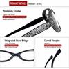 Vintage Oval Reading Glasses With Rhinestone Small Frame Blue Light Blocking Lenses For Women And Elderly Daily Reading Eyewear Accessory