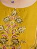 Women Mustard Kurta Set with Banarasi Dupatta Embroidered Ethnic Festive Wear