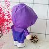 Niannyyhouse 20cm Doll Clothes Cotton Doll Clothes Jacket Shorts 2 Piece Set Hip Hop Clothes Doll Baby Clothes for Stuffed Toys Purple Dress Up +