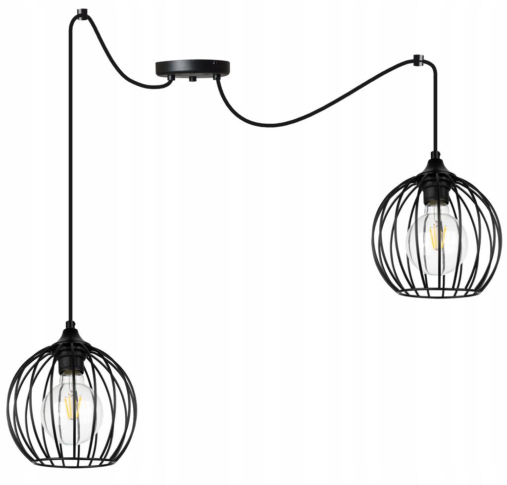 MODERN SPIDER HANGING LAMP, WIRE CEILING