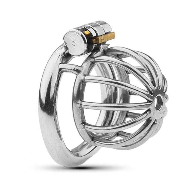 2024 New Metal Chastity Cage Male 2 Type Cock Cage Penis Ring Slave Bondage SM Sissy Gay Chastity Devices Adult Sex Toys For Men