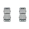 For YAMAHA Raptor YFM350 YFM350R 2004-2013 YFM660 YFM660R 2001 2002-2005 YFM 350 660 R 350R 660R Front & Rear Brake Pads Kit Set