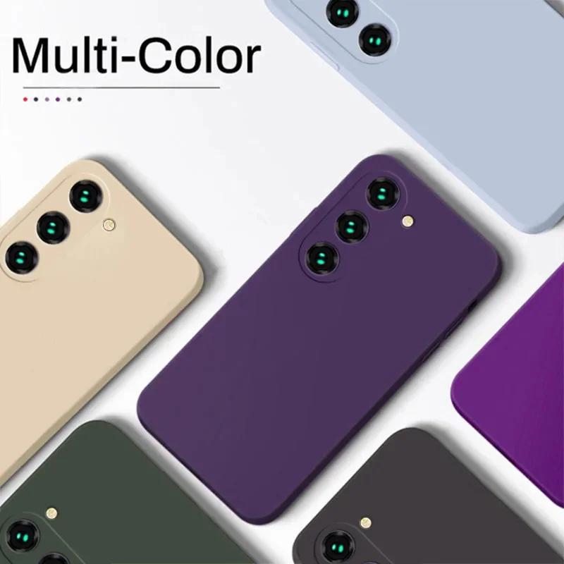 Per Samsung Galaxy S26 S25 S24 S23 S22 S20 S21 Ultra Plus FE A52 A51 A72 Cover Morbida Antiurto Nuova Custodia in Silicone Liquido
