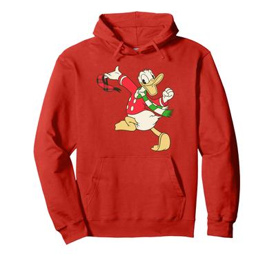 Disney Vintage Donald Duck Holiday Pullover Hoodie