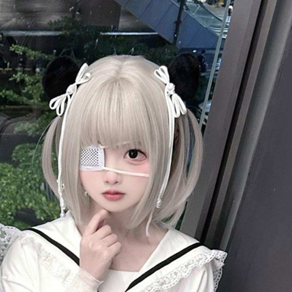 Fun Panda Ear Hair Clip Fashionable Hair Accessory Anime Hair Ornament for School Event Festivals and Everyday Wear