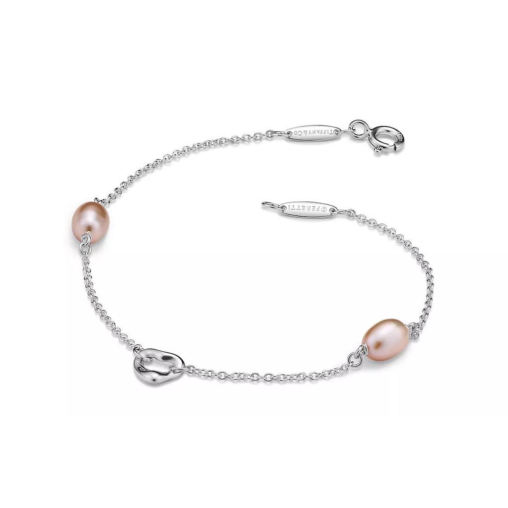 Tiffany & Co. Elsa Peretti™ Perle al Metro™ Bracciale Cuore Aperto in Argento Bracciale Unisex 60145812