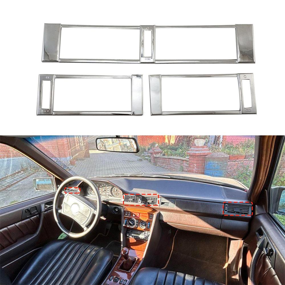 Air Vent Trim Kit Air Vent Decoration Frame For Mercedes Benz W124 1986-1994
