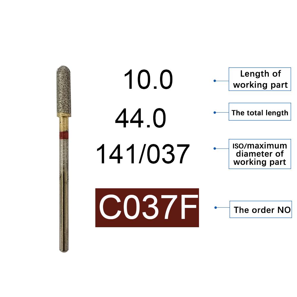 10 Pcs/Box Dental Hp Sintered Diamond Burs Kit Universal Dental Dentistry Burs Cutting Drills Dentist Lab Material Steel Prepare