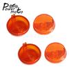 2/4 Universal Front & Rear Turn Signal Lens 2.75" Indicator Lense Cover For Honda Kawasaki Cruisers VTX VN Vulcan 1300 1600 1800