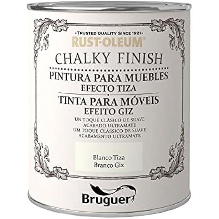 Farbe - BRUGUER - Kreidefarbe - 750 ml - Weiß - Matt - Acryl