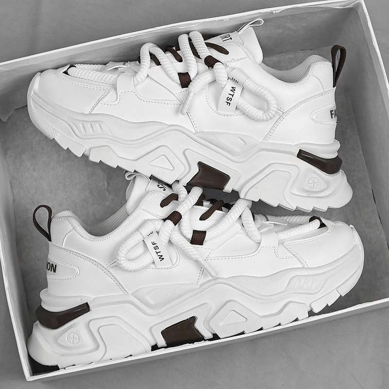 Xiaobai men's shoes summer 2025 new trend versatile sports and leisure shoes men's height increase running dad shoes men's