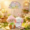 Bee Rabbit Flower Fairy Keychains Bag Charms Plush Keychains Magnetic Couple Pendant  Backpack
