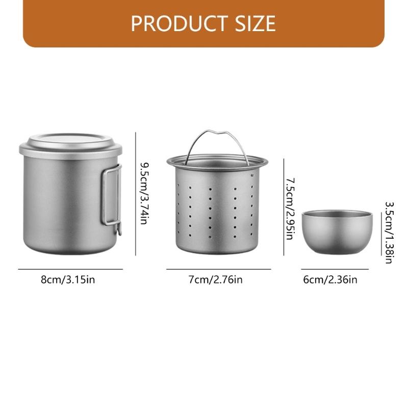 Compacts Light weight Cup Rustproof Cup Durability Outdoor Picnics Mugs for Camping and Everyday Use