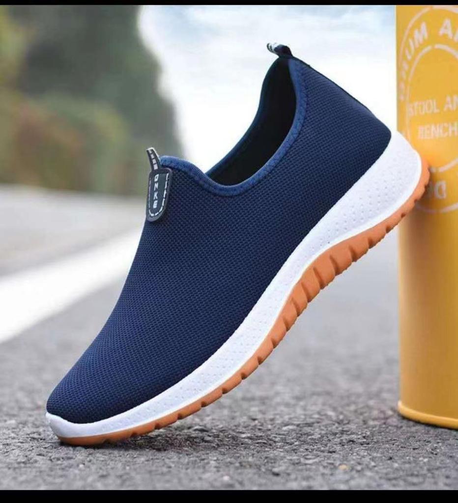 Plátěné Boty, Vycházková obuv, Pánské podrážky Hovězí šlacha se silnou podrážkou, Jeden pedál, Lehké jednoduché boty